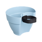 vibia campana pot gouttière 22cm bleu vintage